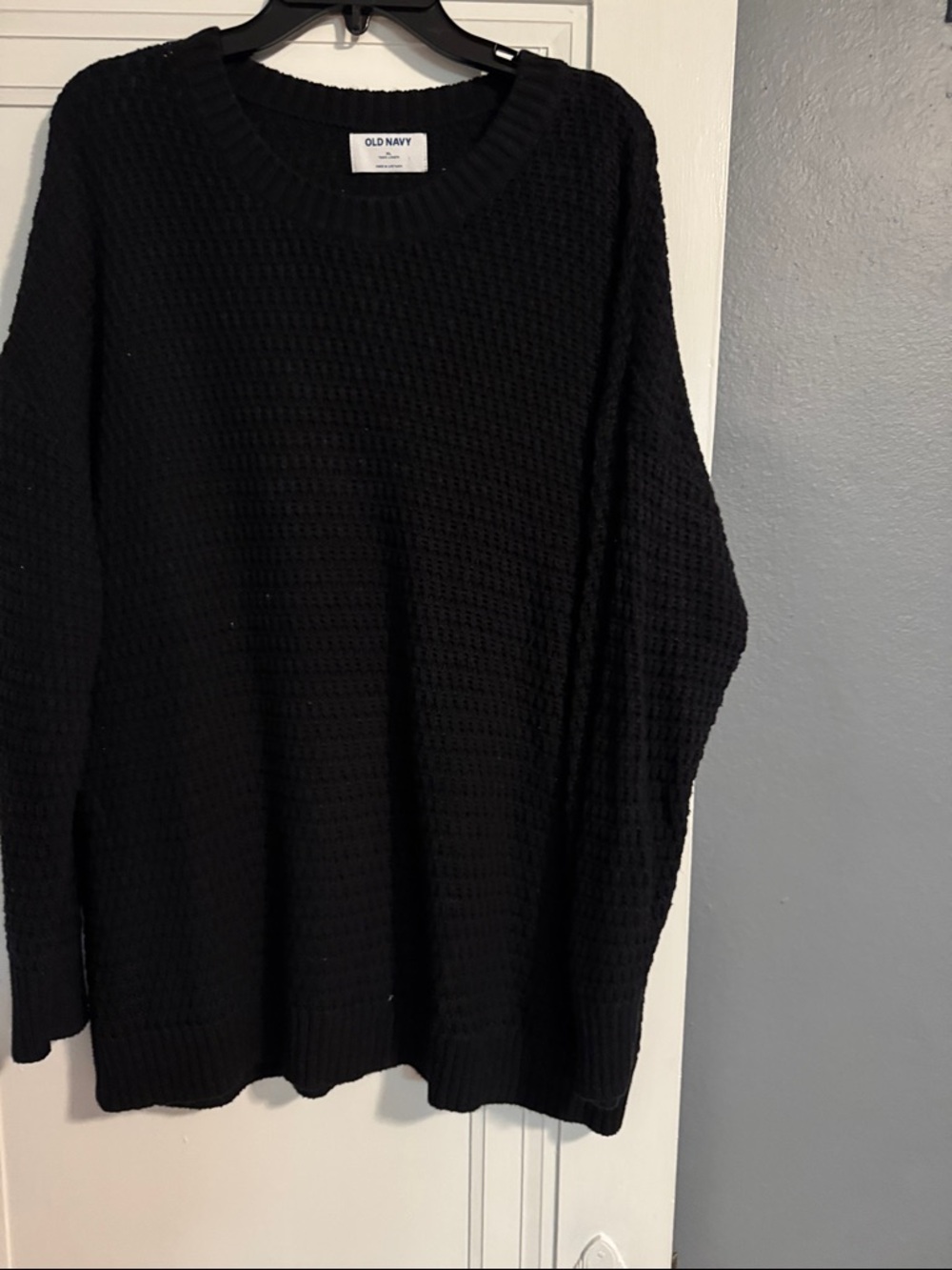 Old Navy Black Tunic Sweater